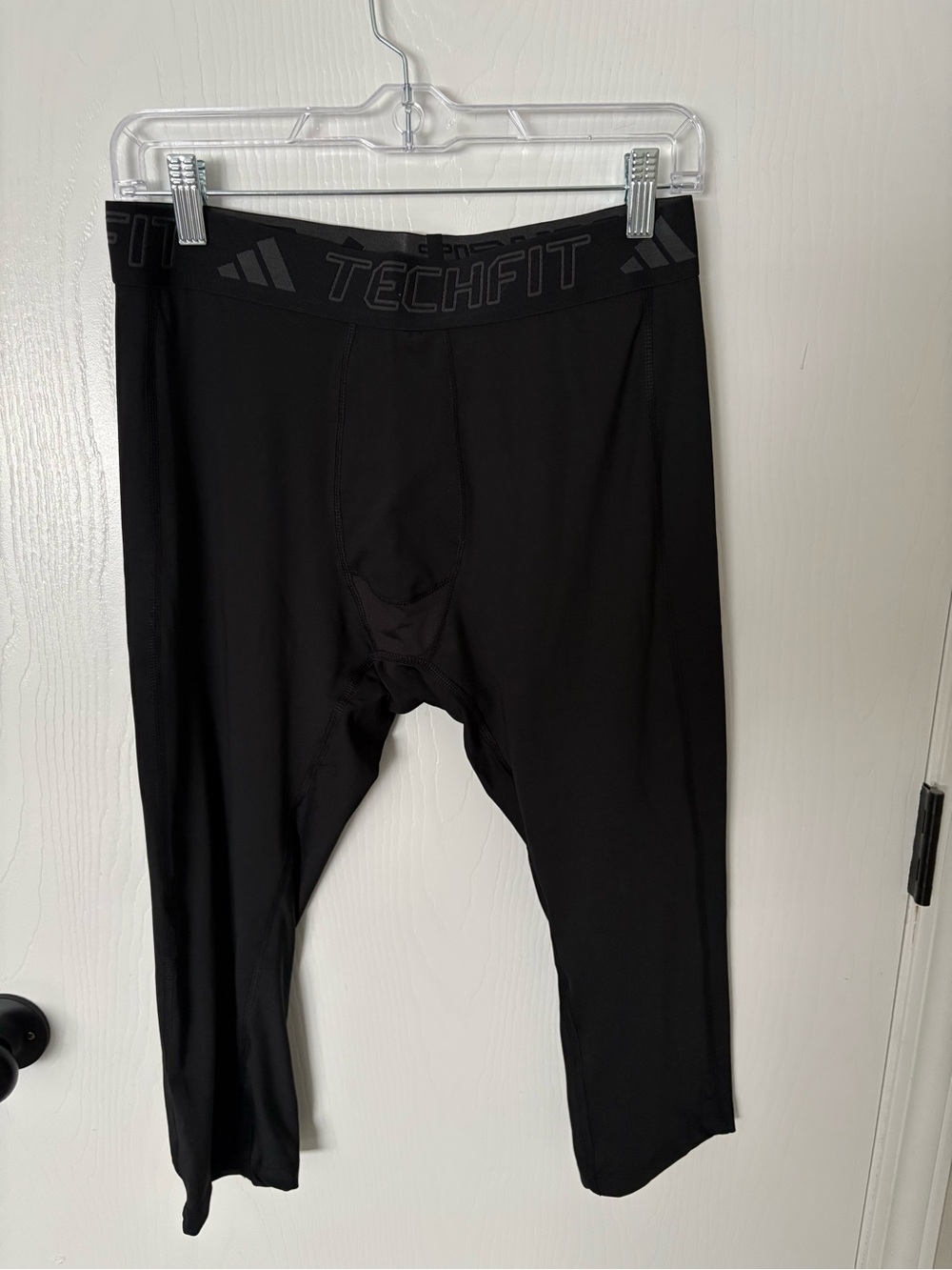 adidas Techfit Black Compression Joggers NWT